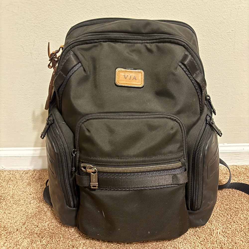 Tumi Black Backpack Alpha Bravo